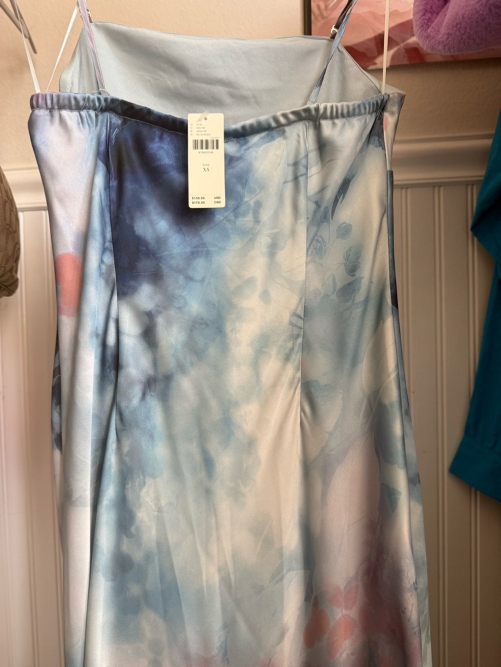 Anthropologie Watercolor Dress - Picture 6 of 10